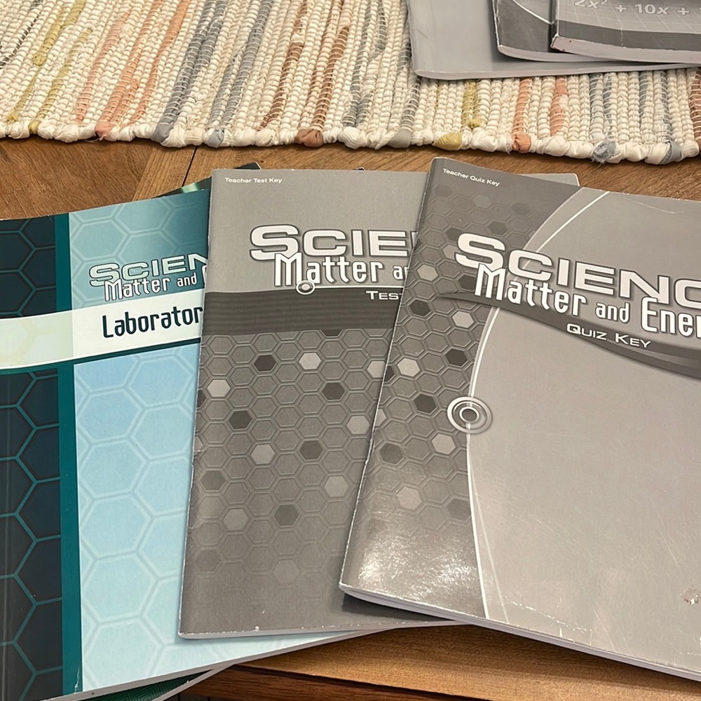Science Matter and Energy Test and Quiz keys